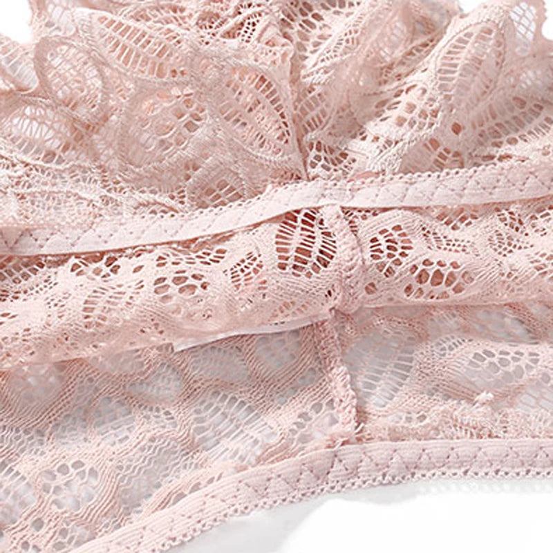 Meet'r Women Sexy Lace Panties Low-waist G String Thong Underwear Female Temptation Breathable Lingerie Ultra Thin Bow Intimates