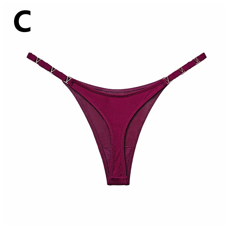 G-string Underwear For Women Panties Low-rise Cotton Thongs Sexy Lingerie Bikini G String Leopard Women's Thong Seamless Briefs