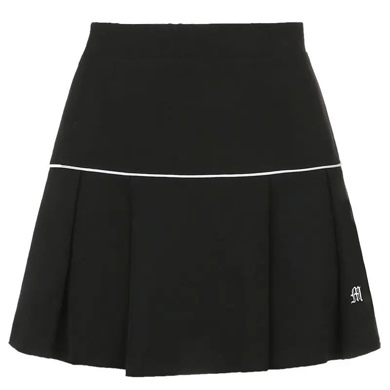 Sexy Women Skirts High Waist Summer Vintage Mini Skirts Korean Tennis Student White Designed Dance Skirt y2k clothing whole sale