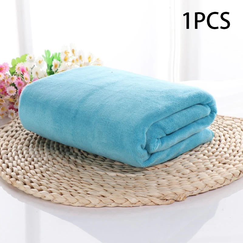 180x200cm super large Microfiber bathtowel soft high absorption quick-drying sports towel travel nofading multi-functional towel