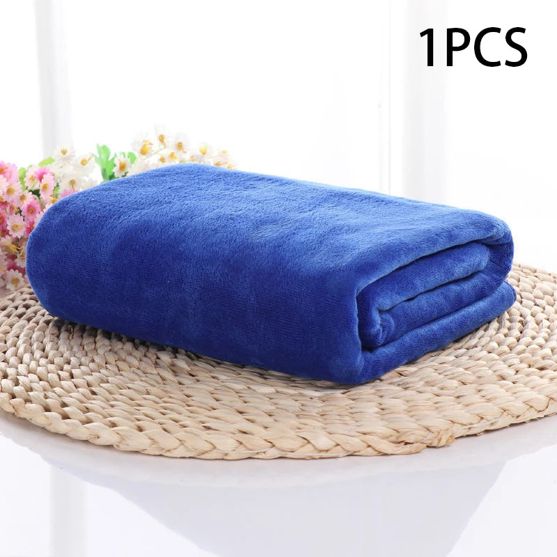 180x200cm super large Microfiber bathtowel soft high absorption quick-drying sports towel travel nofading multi-functional towel