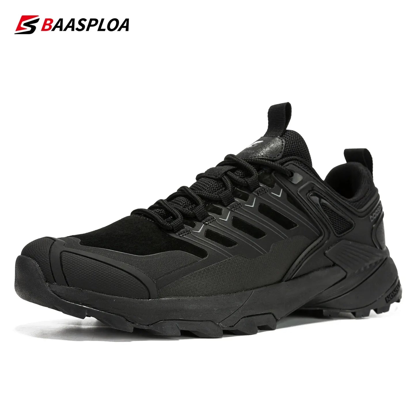 Baasploa Men Hiking Shoes Waterproof Outdoor Sneakers for Men Casual Sneakers Anti-Skid Wear-Resistant Male Shoes New Fashion