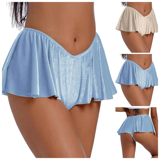 Shorts de veludo feminino cintura média ioga corrida calças curtas hot rave booty shorts para mulheres verão cor sólida mini calças dança bottom