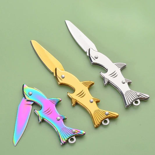 Mini small sharp knife,outdoor portable self-defense detachable express keychain pendant folding knife,EDC multifunctional knife