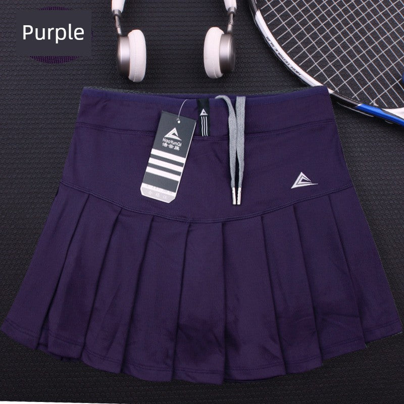 Haoyun Banner Spring and Summer Pleated with Pocket Multi-Color Badminton Clothing