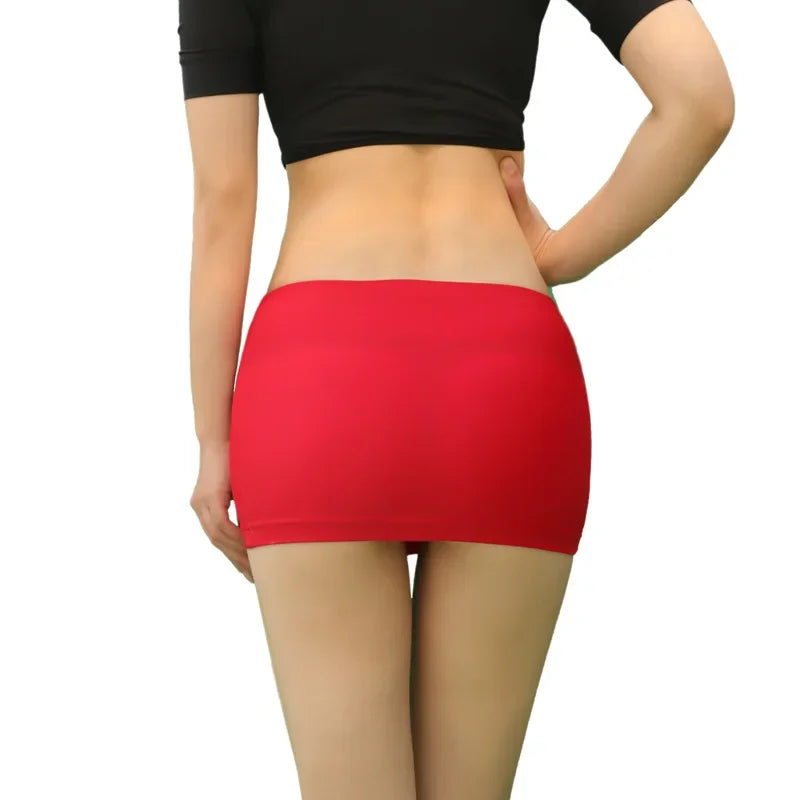 New Micro Mini Skirts Summer Sexy Girls Skirts Fashion Slim Party Skirt Tight Mini Skirts Office Solid Hip Short Skirt