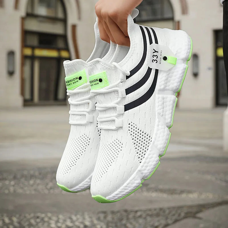 Tênis Feminino Respirável Moda Tênis de Corrida Confortável Sapatos Casuais Unissex Homens Tenis Masculino Leves Sapatos Esportivos