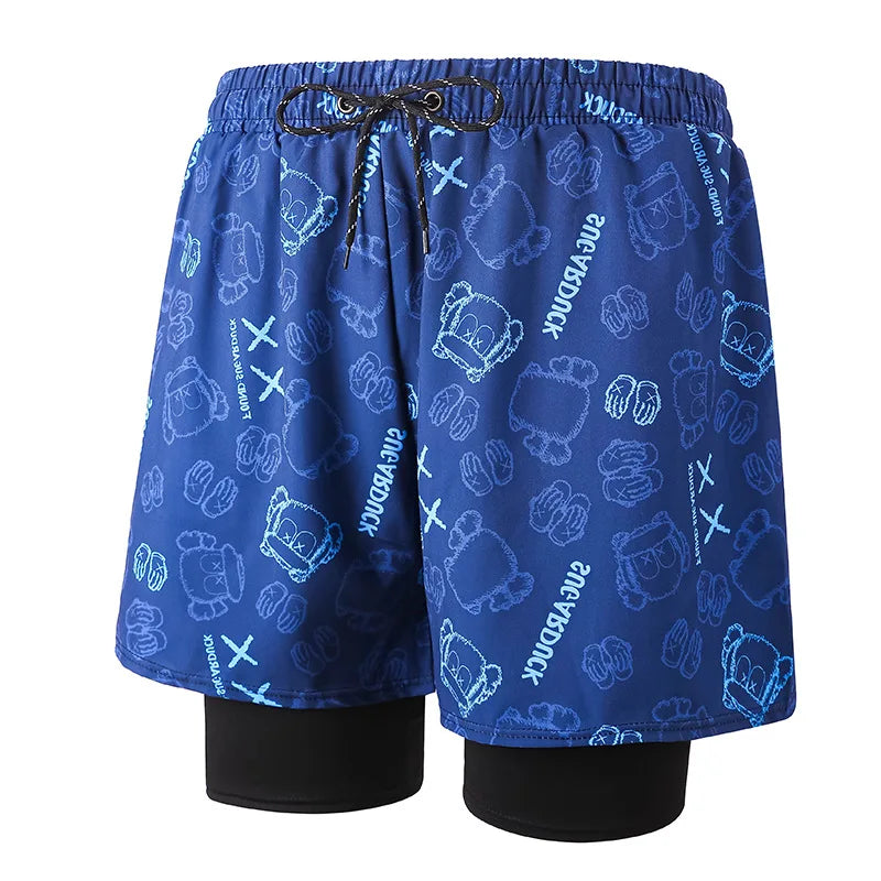 Men's Anti-embarrassment Men's Swimming Trunks Sun Protection Boys' Swimming Equipment Hot Spring Swimming Trunks Beach Trunks