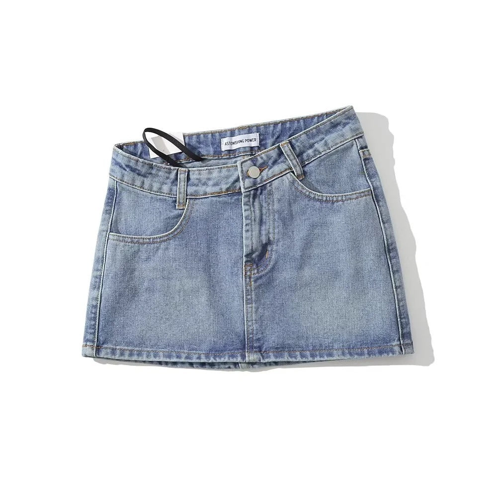 Irregular Fashion Denim Skirt For Women